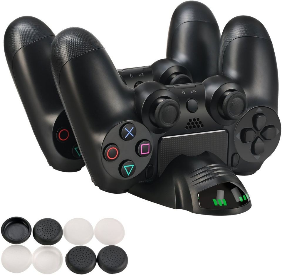 

PS4 Stacja Dokująca Ładowarka Kontrolerów +8 Gumek