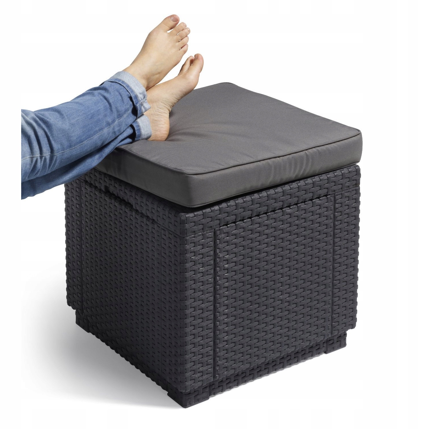 SIEDZISKO OGRODOWE Z PODUSZKĄ PUFA CURVER GRAFIT Producent Keter