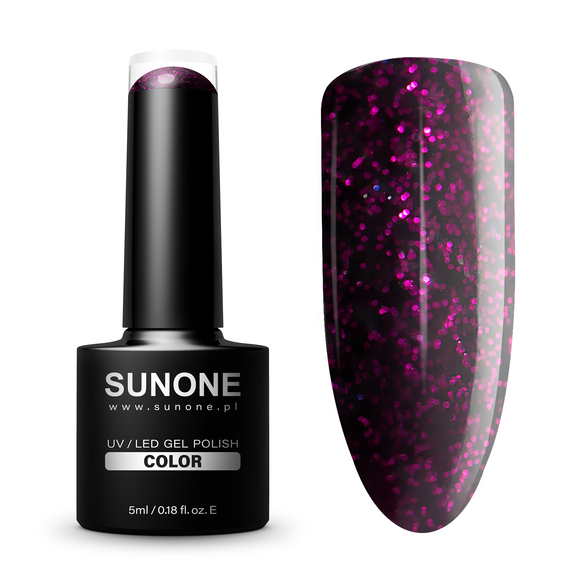

Sunone Lakier hybrydowy Uv/led 5ml M08 Mia brokat