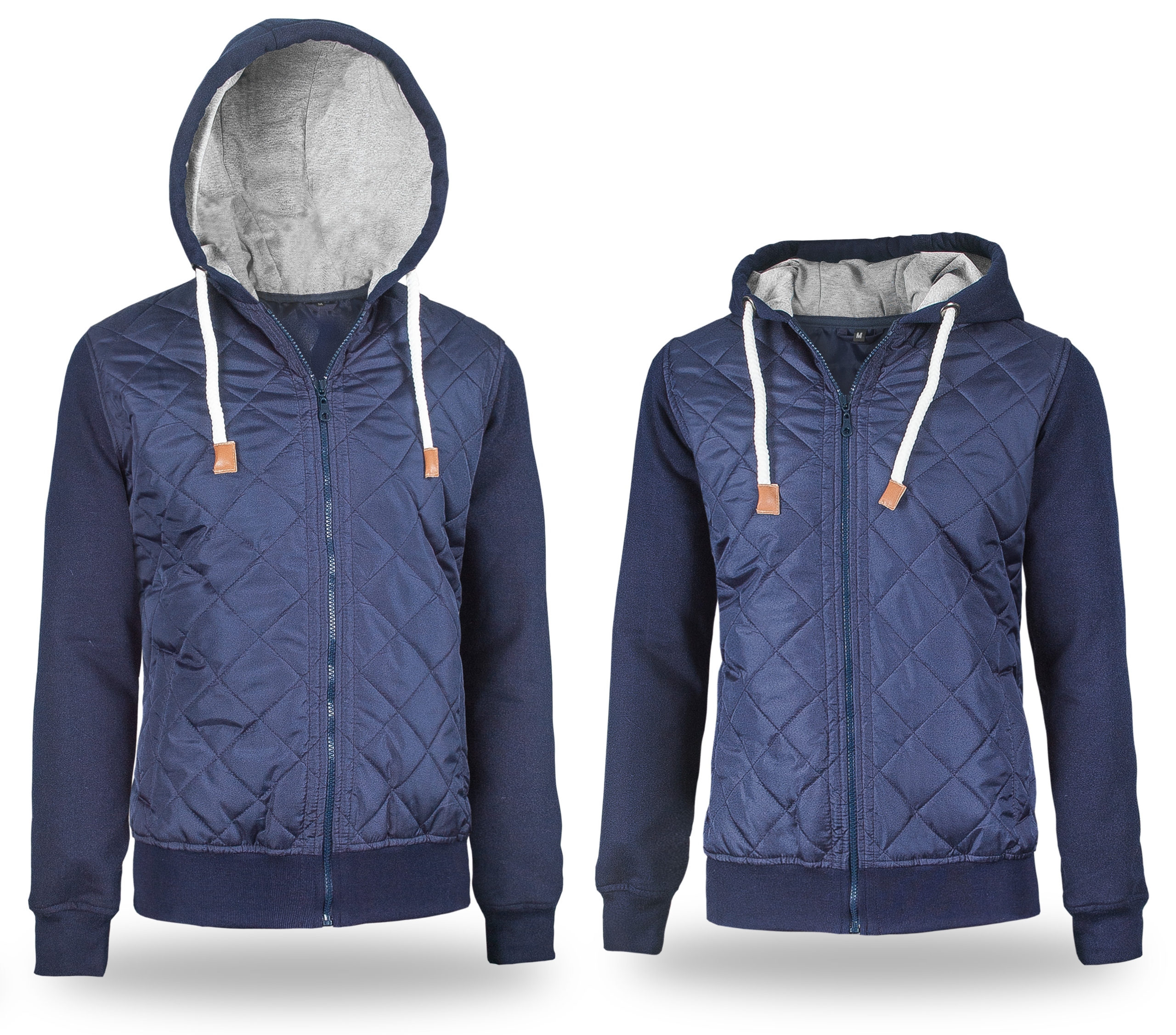 

Kurtka Męska Bluza Pikowana kaptur JRX03 3XL grana