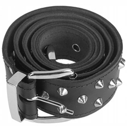 PASEK SKÓRZANY ĆWIEKI Stożki okucia Marka inna