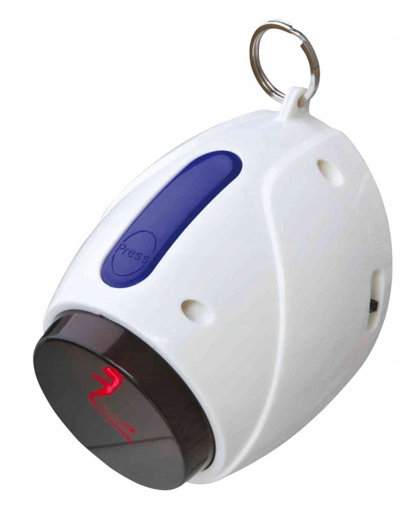 Levně Laserové ukazovátko, 11 cm, bílo/modré