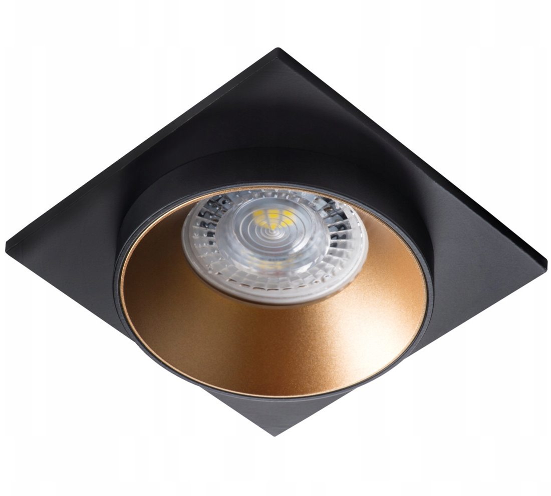 

Oprawa Halogenowa Oczko Sufitowe Czarna Złota