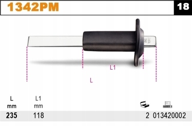 PRZECINAK BLACHARSKI Z OSLONA 235MM BETA 1342PM Mark Beta