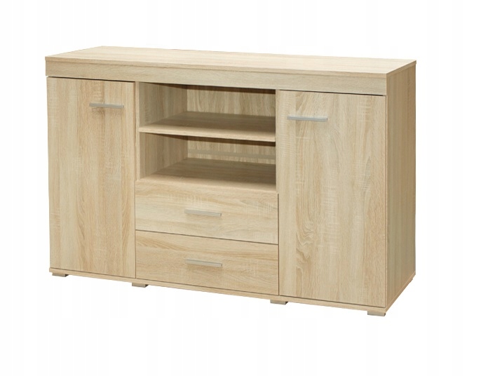 M3 KOMODA z wnęką półką szafka szuflady sonoma 140