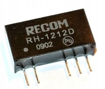 

RH-1212D Przetwornik Recom DC/DC 1W 3kV 42mA