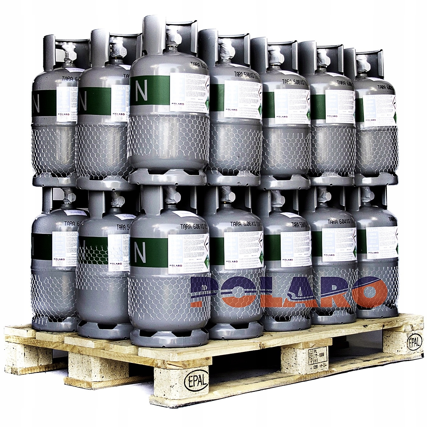 ХЛАДАГЕНТ R134A 12KG ЛЕГАЛЬНЫЙ ГАЗ POLARO