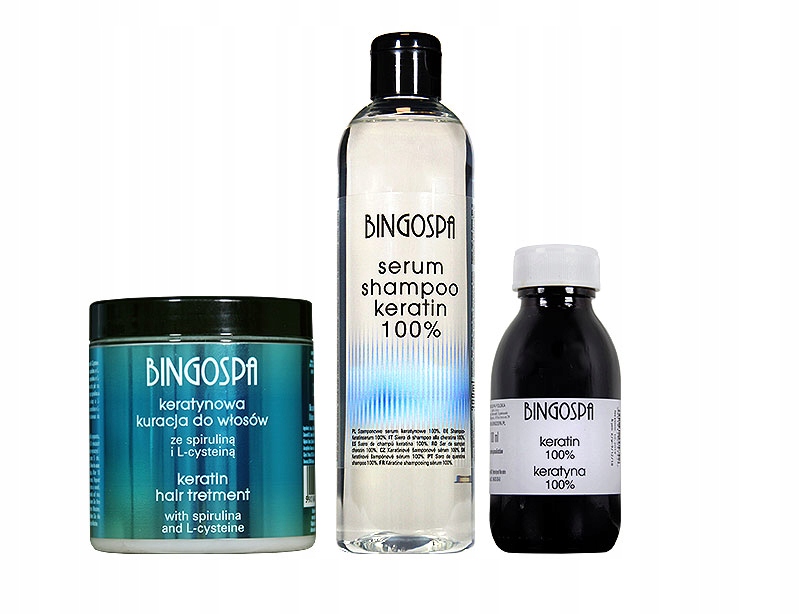 KERATYNOWA ODBUDOWA WŁOSÓW INTENSYWNA KURACJA BINGOSPA
