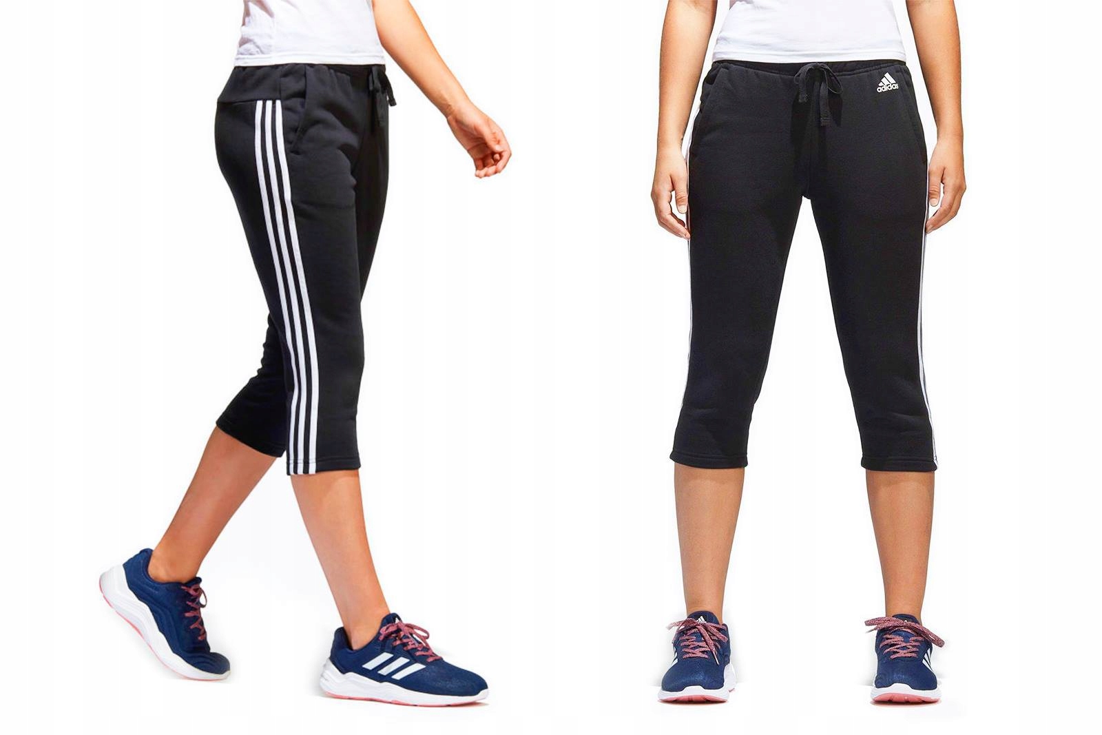 

Spodnie Adidas Essentials 3/4 czarne dresowe r S
