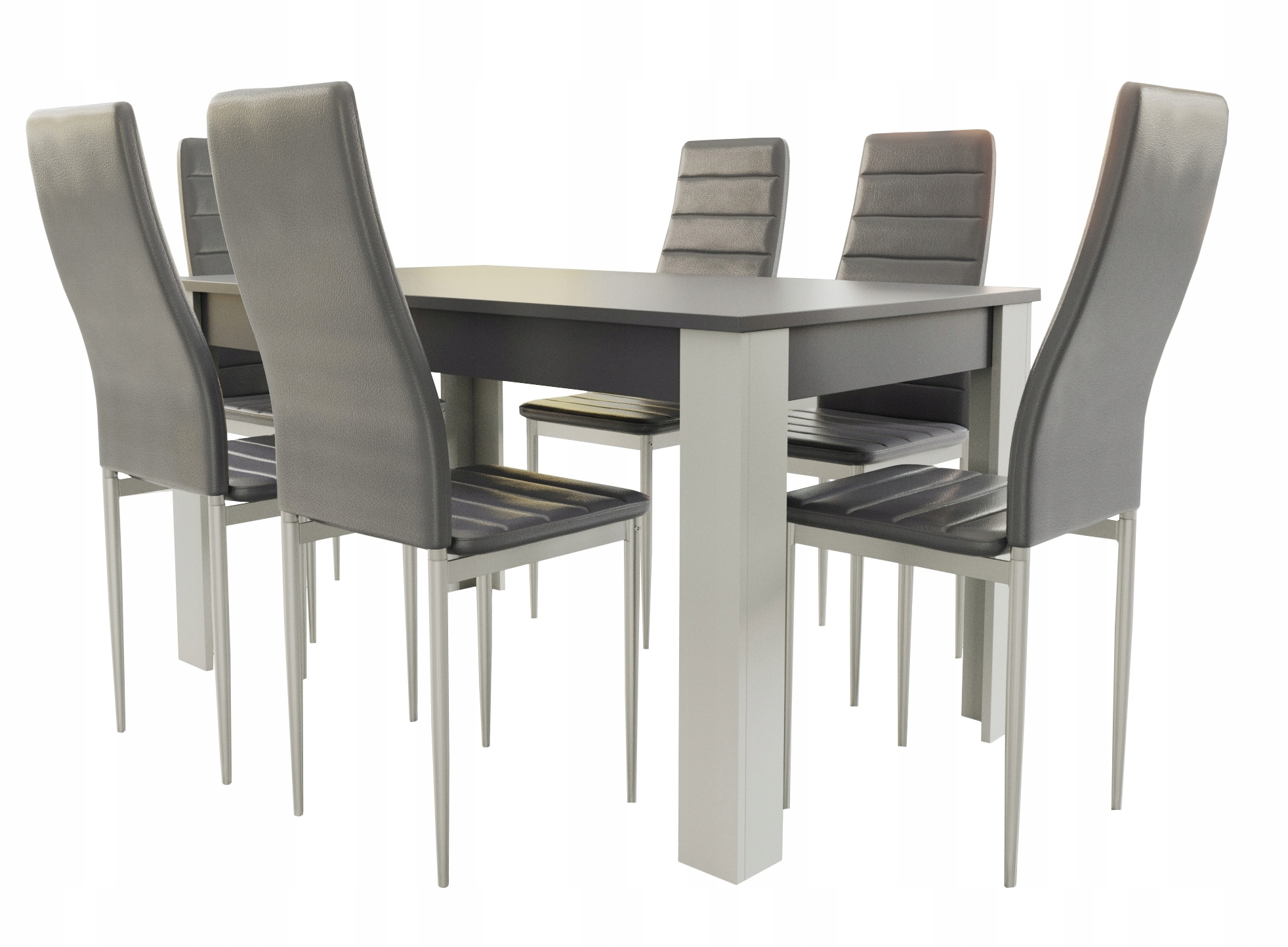 nowoczesny stół z 6 krzesłami