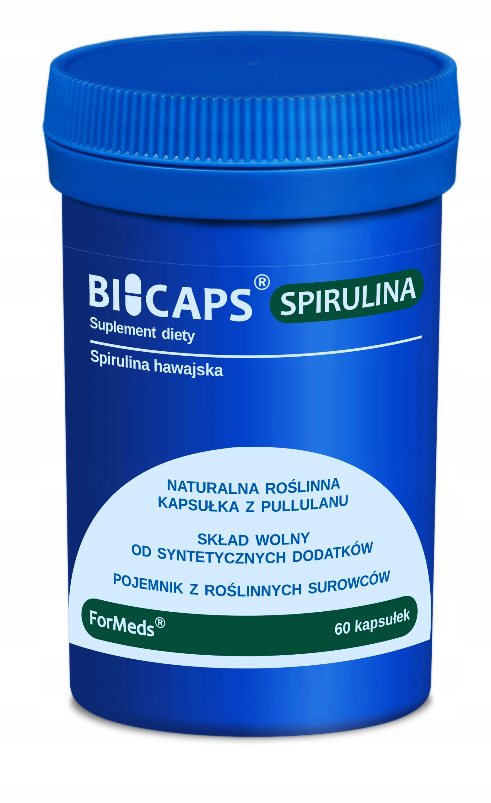 

ForMeds Bicaps Spirulina Hawajska Oczyszczanie