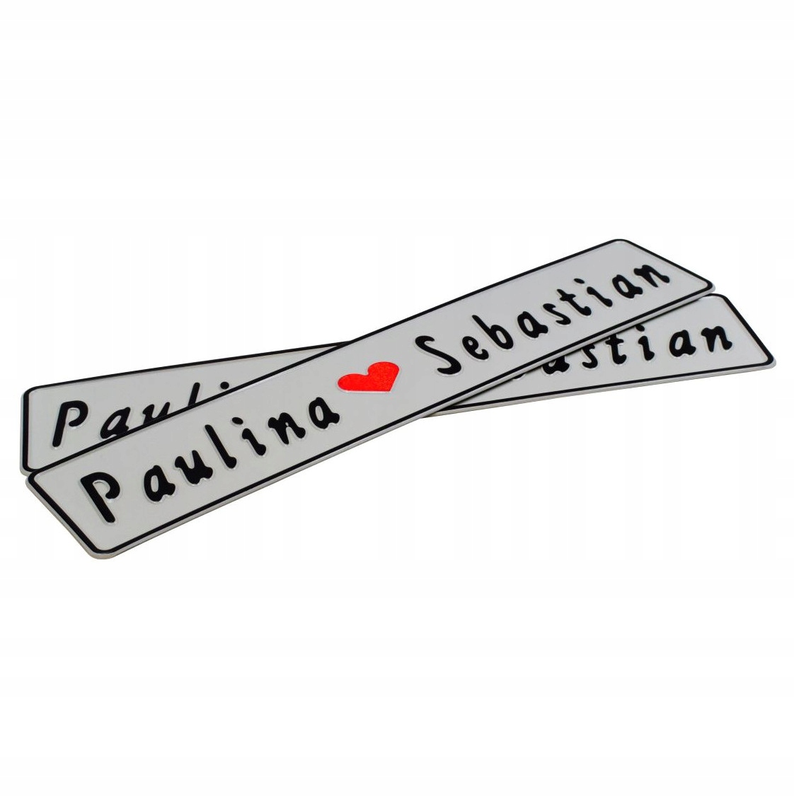 

Tablice weselne imienne dekoracja auta ślubne