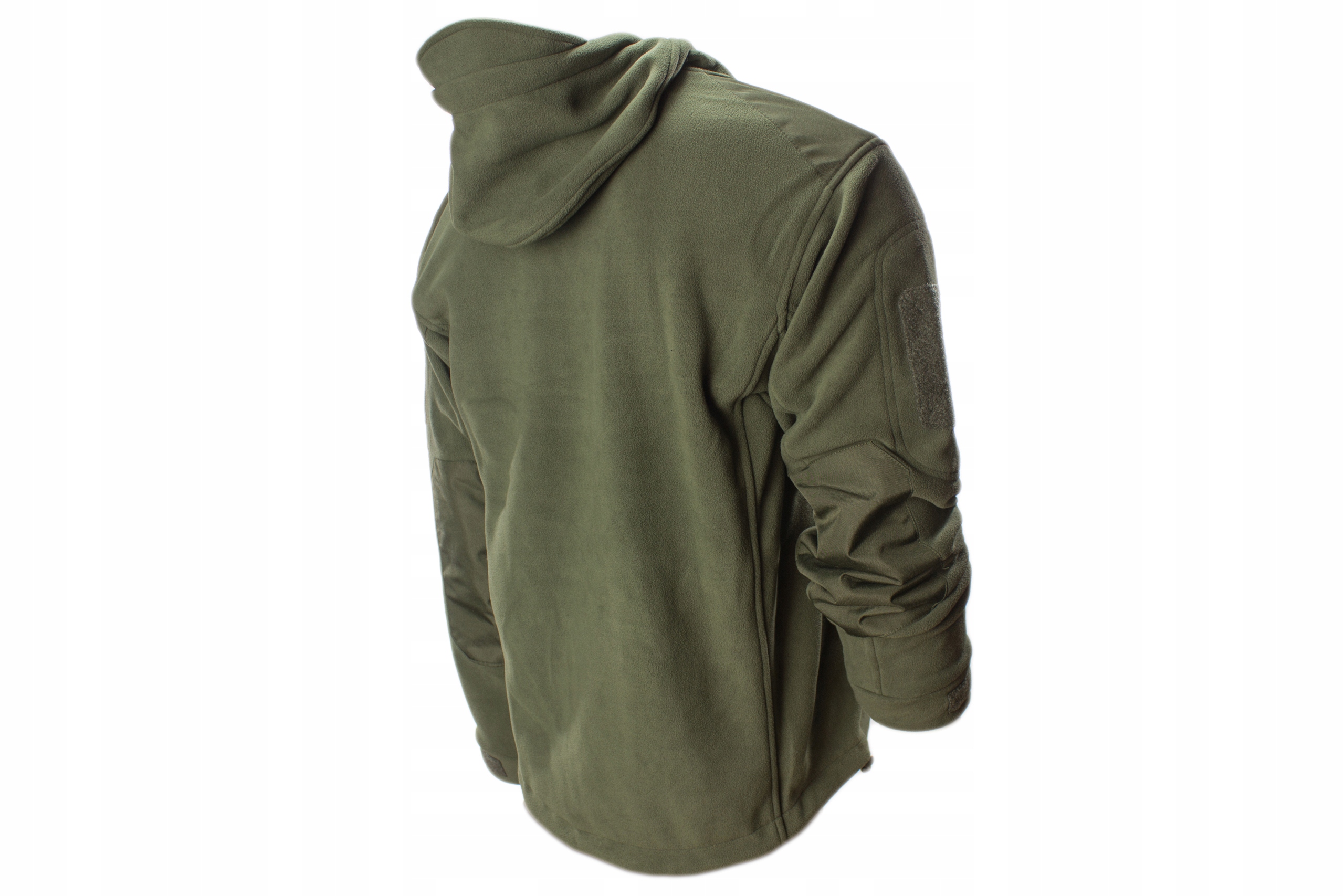 Polar WOJSKOWY Taktyczny Kapturem Husky KHAKI 4XL Dekolt okrągły