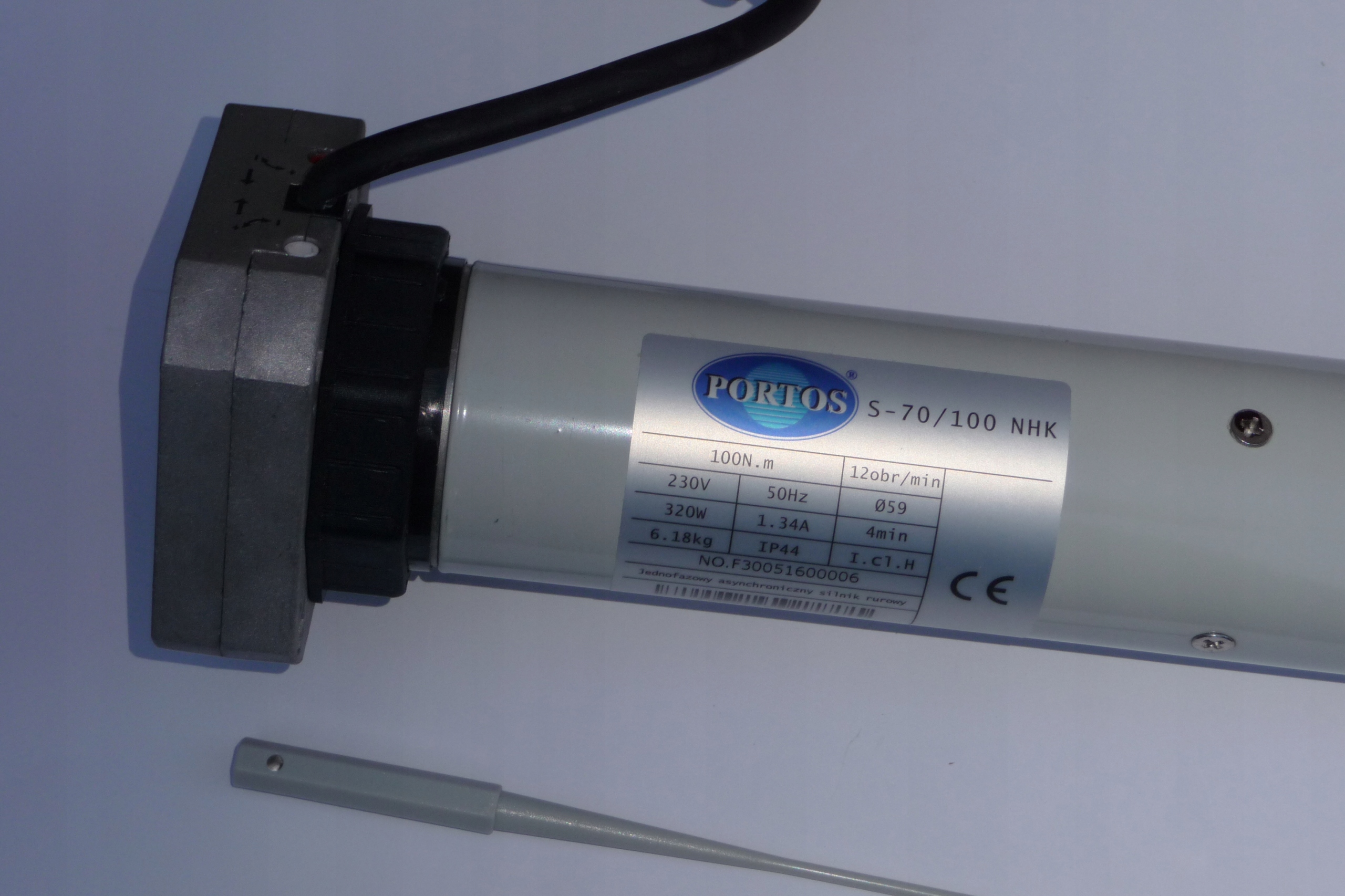 SILNIK BRAM ROLOWANYCH 100 NM AWARYJNE PODNOSZENIE Marka Portos