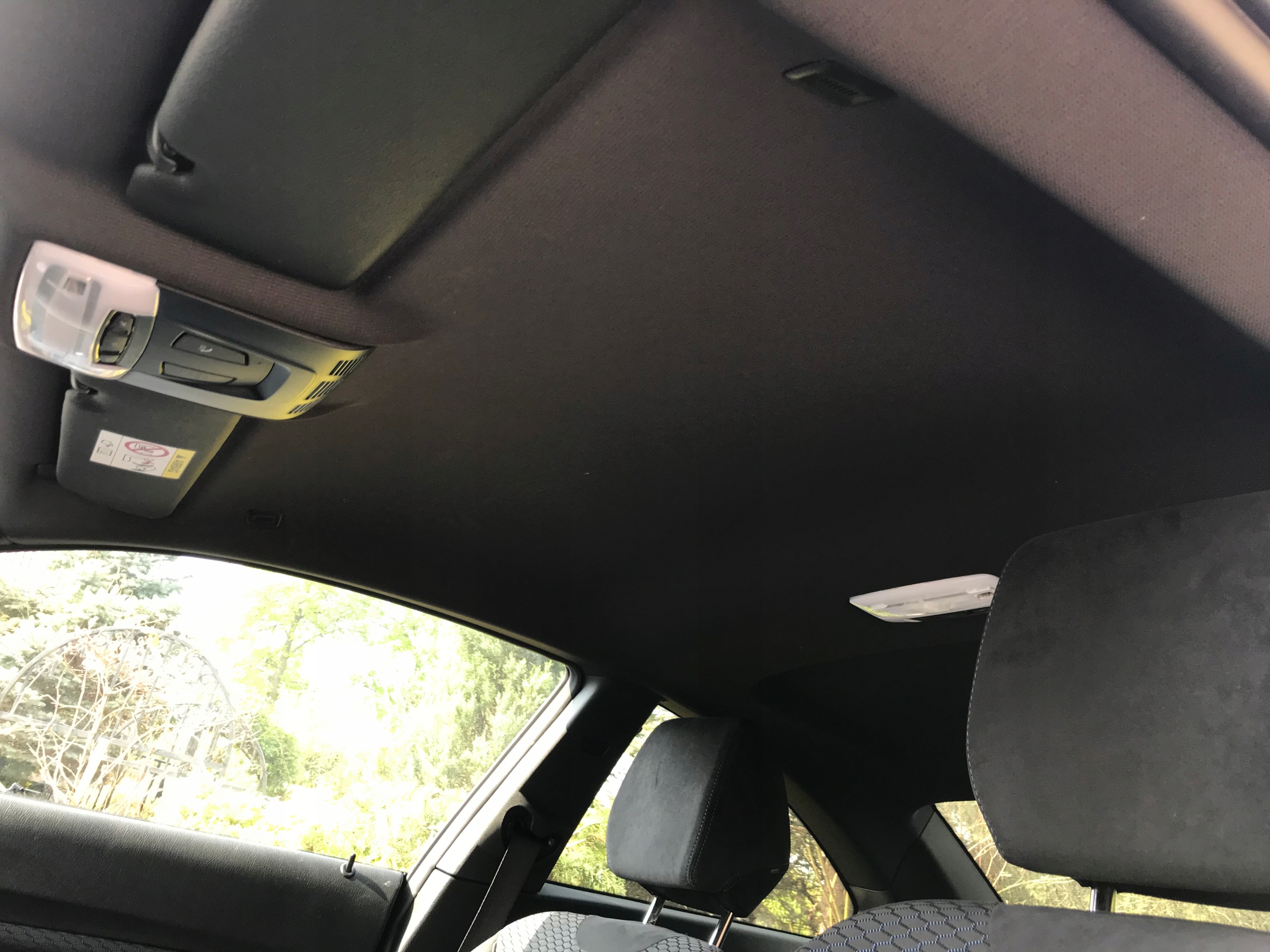 BMW E81 Zestaw Sufit CZARNA PODSUFITKA Montaż