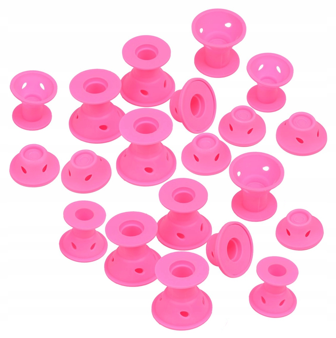 TRIXES Wałki Papiloty Lokówki do włosów silikonowe 20 sztuk Marka inna marka