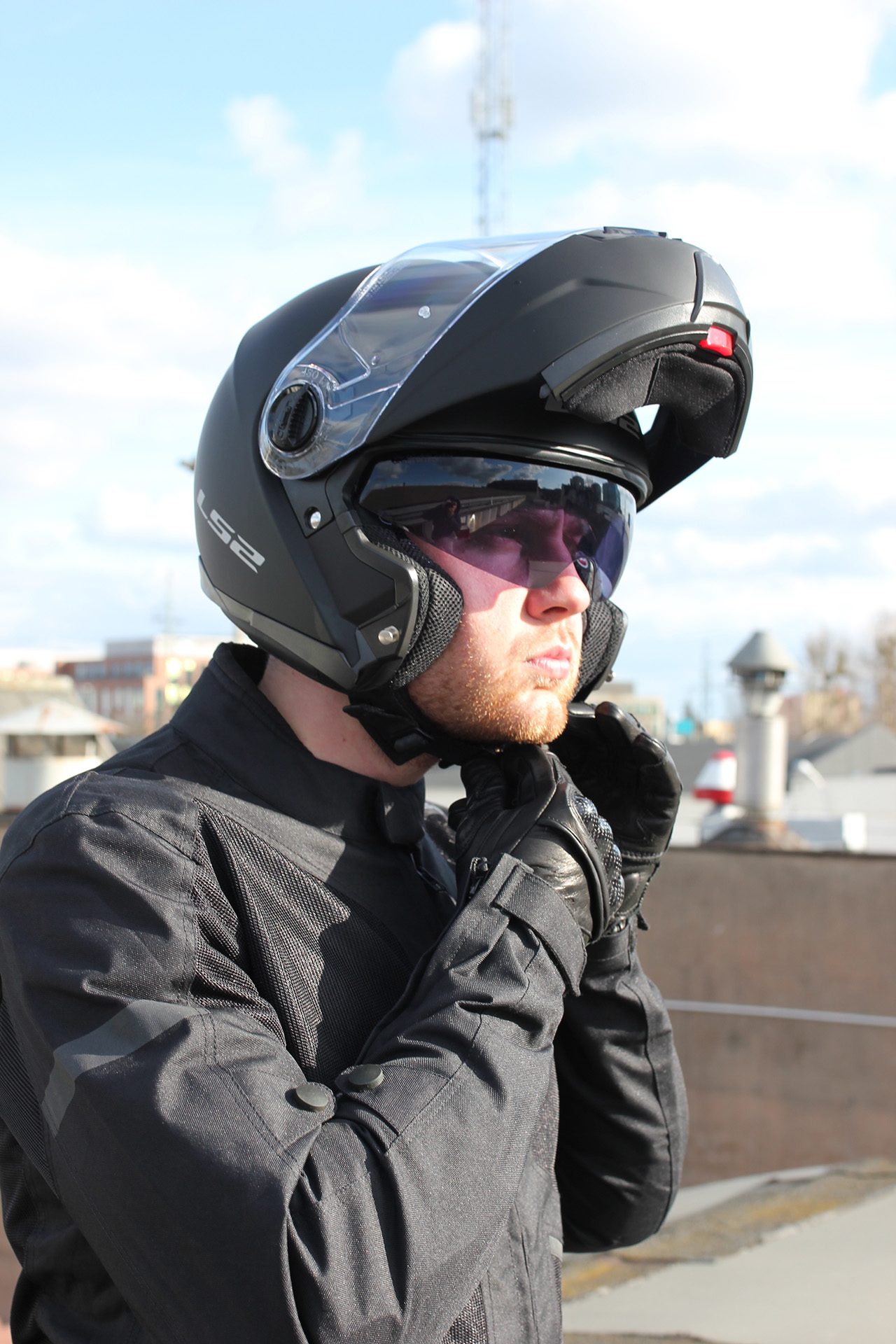 SZCZĘKOWY KASK MOTOCYKLOWY LS2 FF325 STROBE matowy Producent LS2