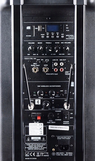 Głośnik Ibiza PORT15VHF-BT SAM GŁOSNIK Zastosowanie na zewnątrz wewnątrz