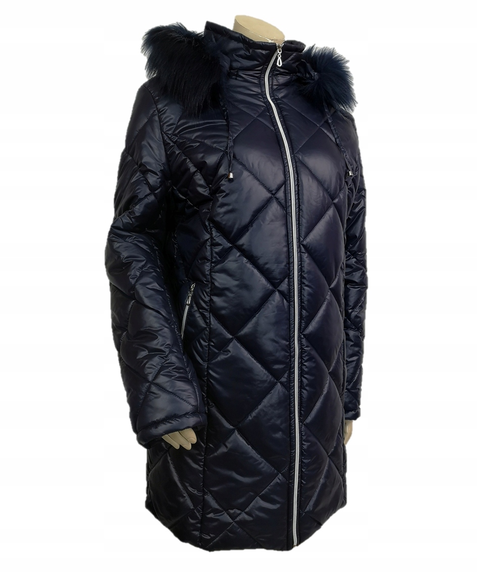 KURTKA ZIMOWA OCIEPLANA PŁASZCZ PIKOWANY 5XL 60 62