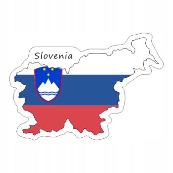 

Naklejka Słowenia na Walizkę Moto Auto Flaga