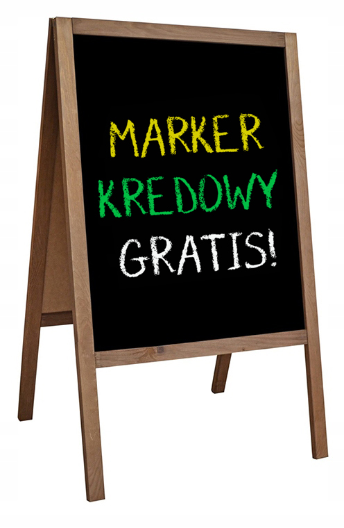 POTYKACZ STOJAK REKLAMOWY GRATIS MARKER KREDOWY EAN (GTIN) 05903857174106