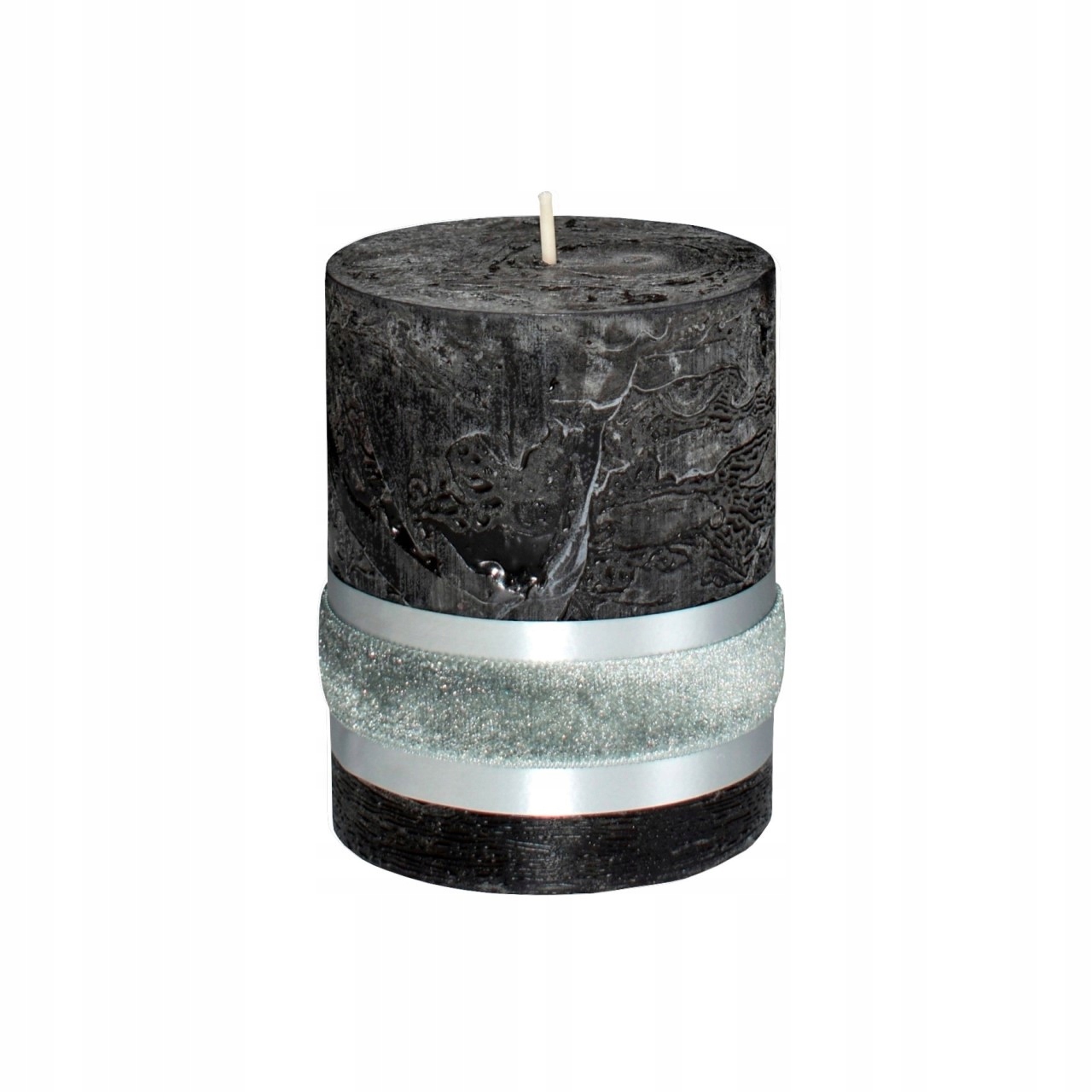 

Świeca Świeczka rustykalna Czarna Premium