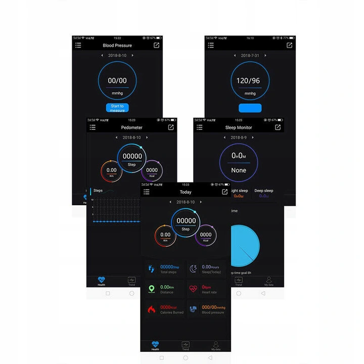 SMARTBAND DO MI BAND M4 SMARTWATCH OPASKA PULS Obsługa ładowania bezprzewodowego nie