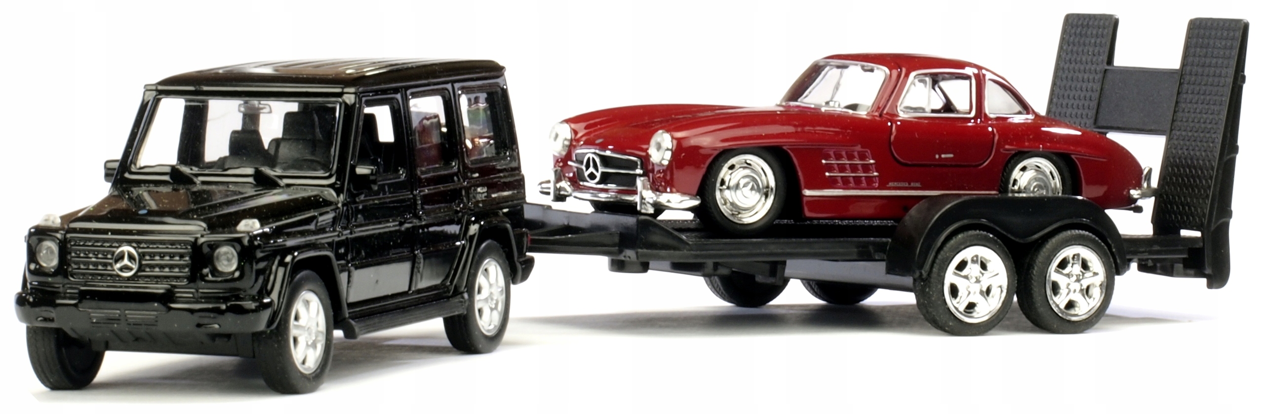 

Auto Laweta Holowanie 2 Auta Mercedes 300SL Gclass