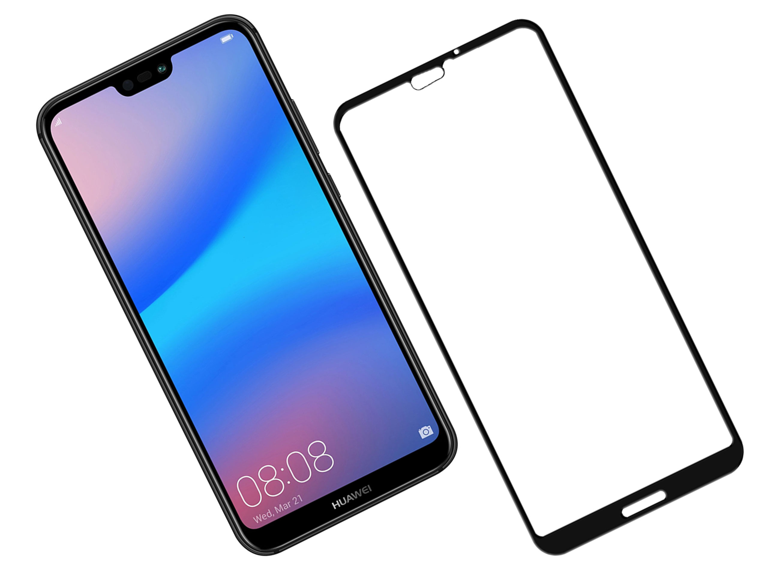 

Szkło hartowane 3D 9H Huawei P20 Lite Czarne