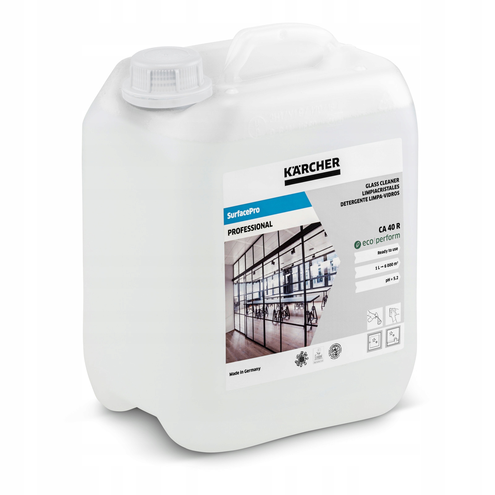 

Ca 40 5 L XL Środek do czyszczenia szkła Karcher