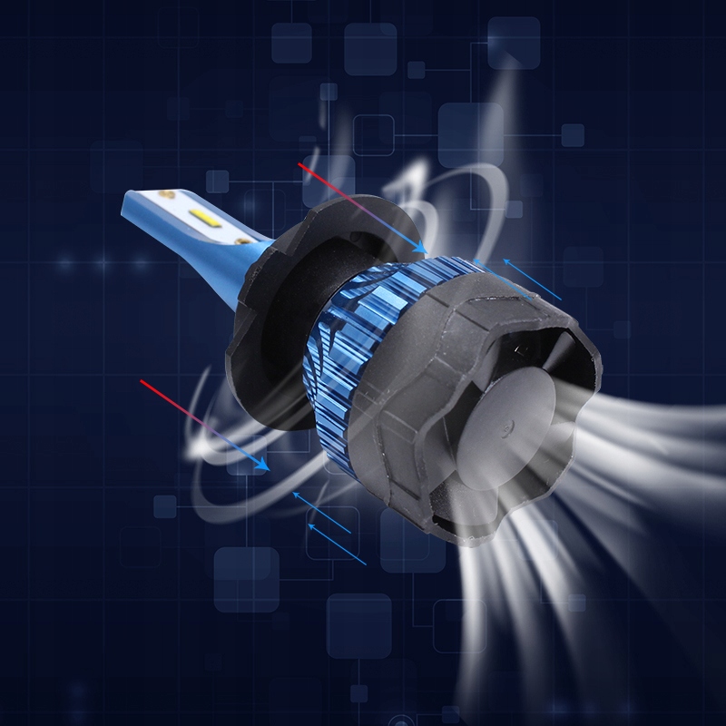 ŻARÓWKI LED H1 GT COB +300% SUPER MOCNA ŻARÓWKA Moc 80 W