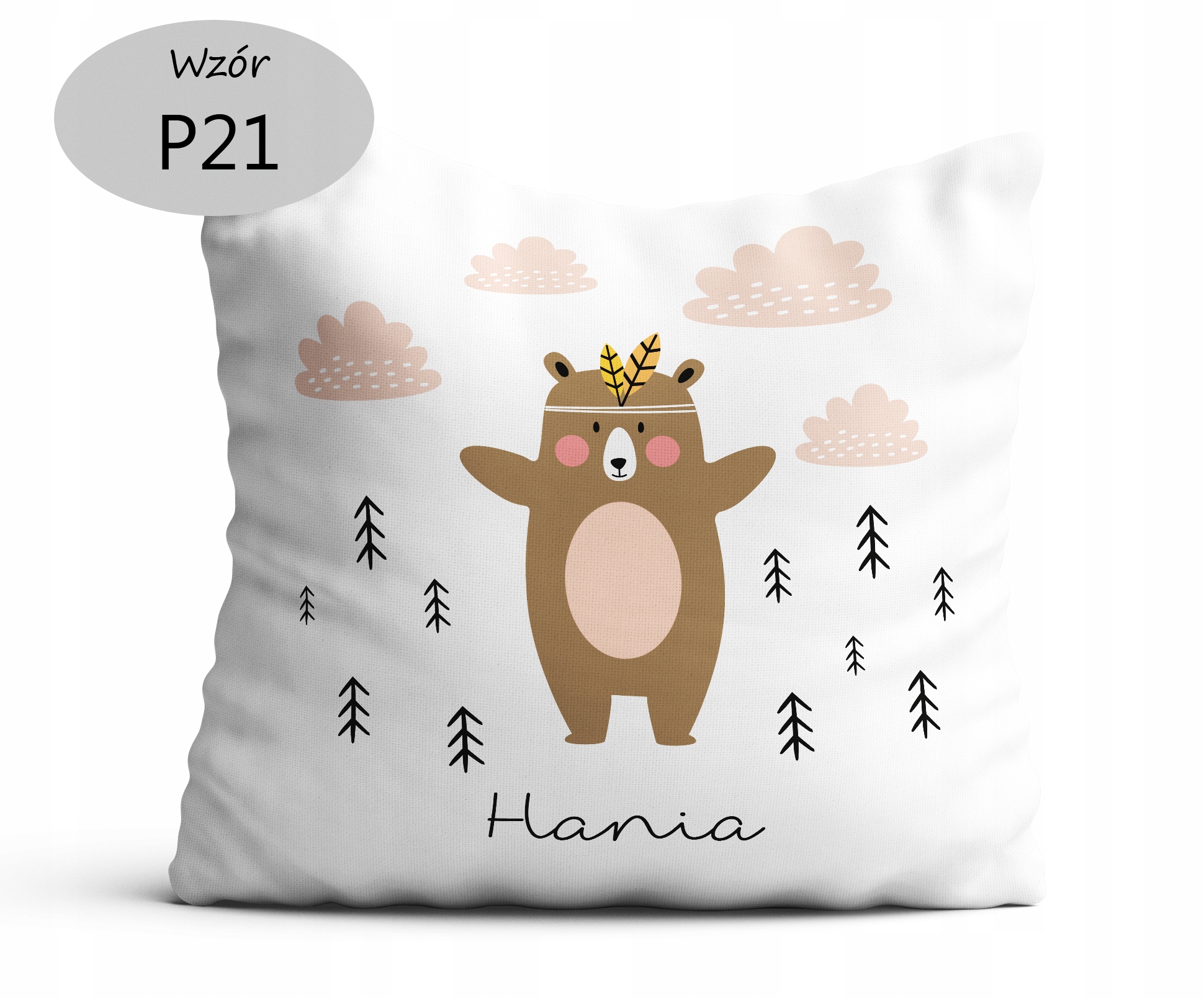 Poduszka na Dzień Dziecka Prezent z Imieniem Wzory Płeć chłopcy