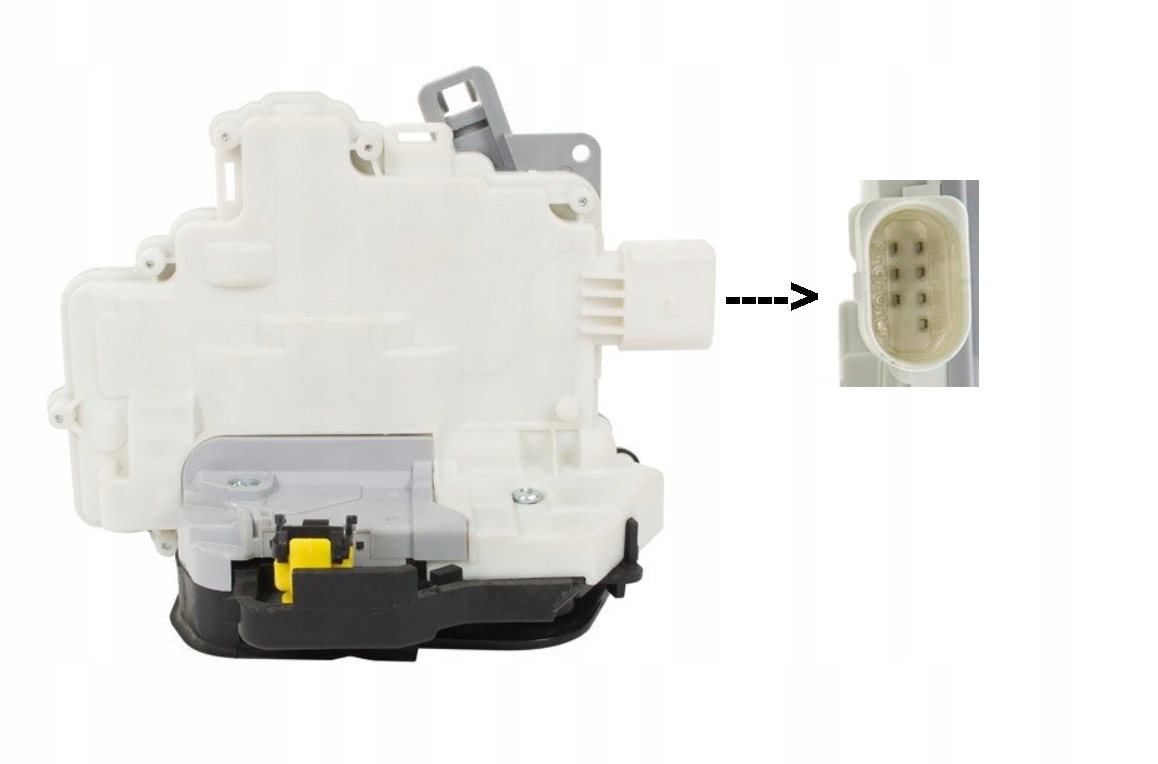 8E1837015AA, 4F1837015E - Замок передньої правої двері Audi A6 4F C6 (2004-2011)