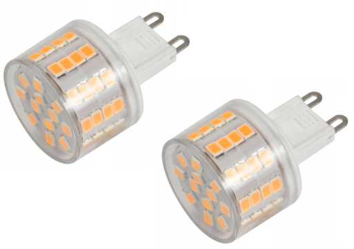 

Żarówka 2SZT Led G9 7W=55W biały ciepły Pc