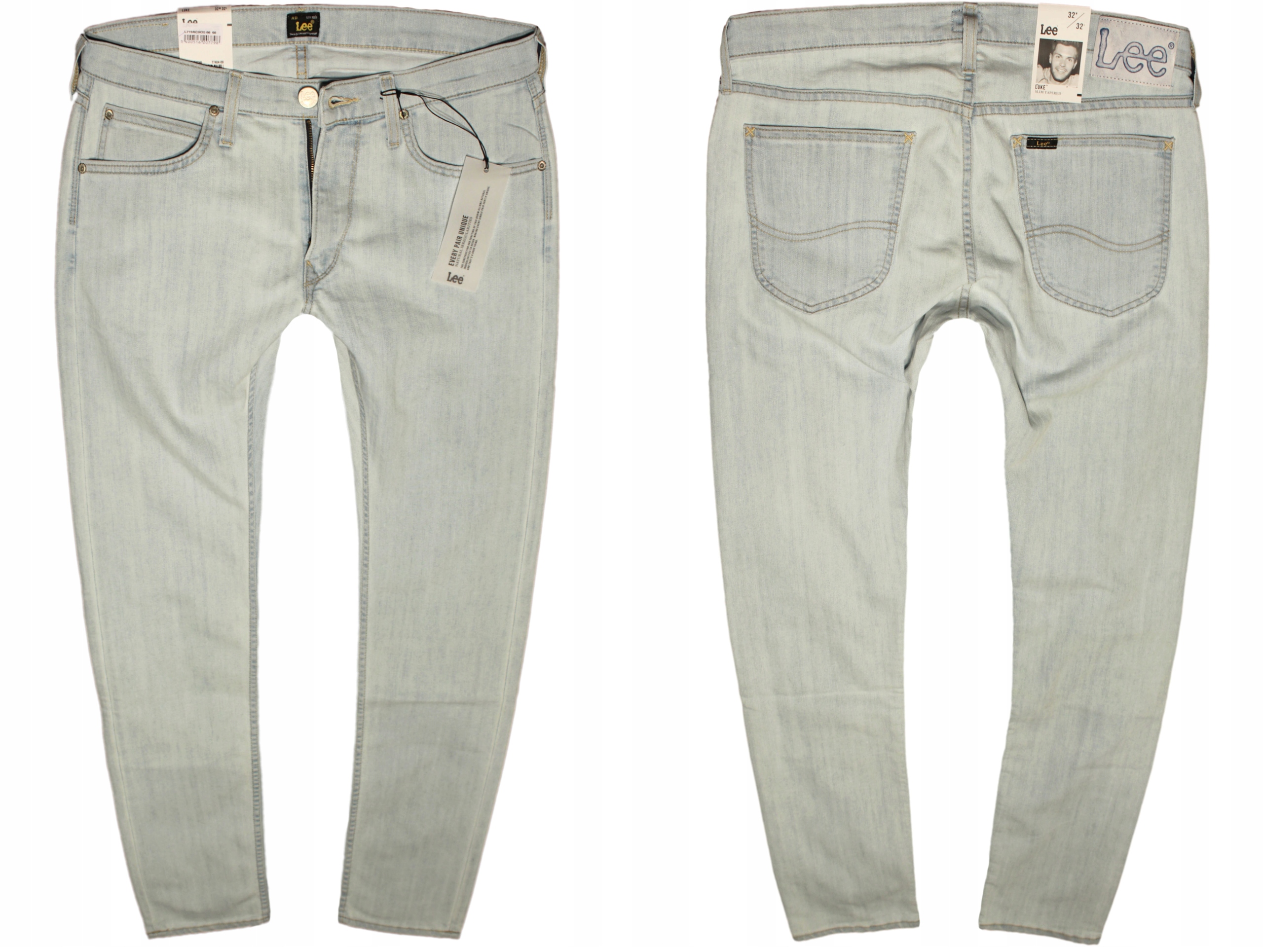 

Lee Luke jasnoniebieskie rurki W32 L32 slim nowe