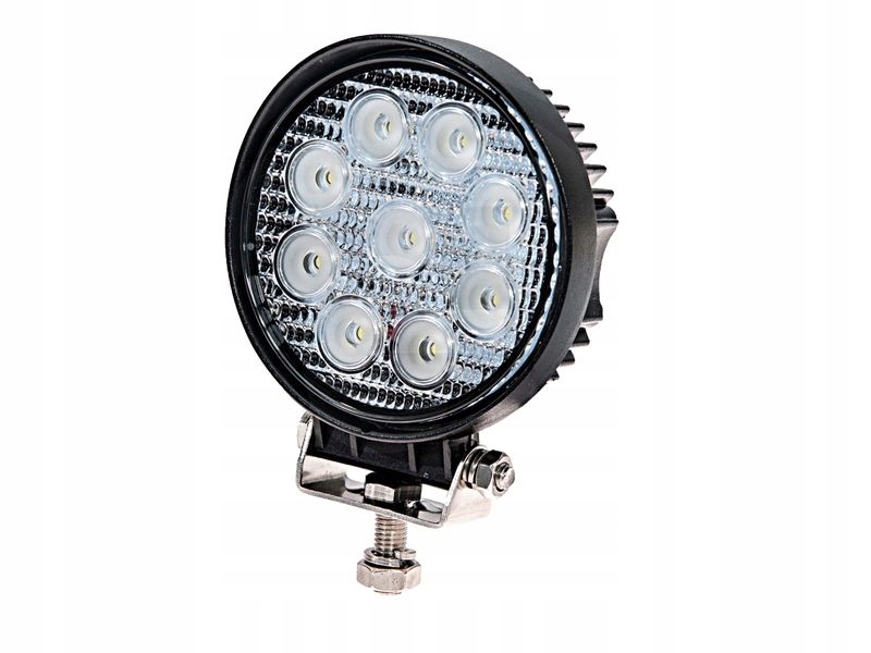 LAMPA ROBOCZA OKRĄGŁA LED 9 DIOD 12-24V