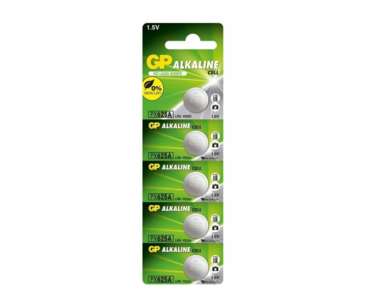 

5x Bateria alkaliczna Gp PX625A LR9 V625U 1,5V