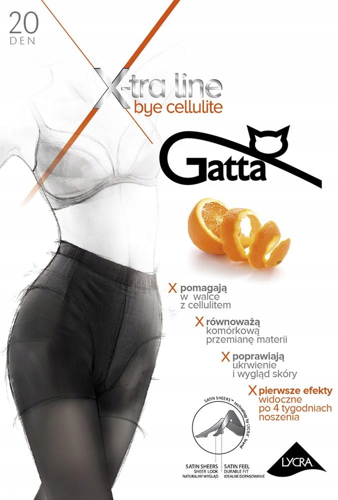 

Antycellulitowe Gatta Bye Cellulitte 20 den r '4'