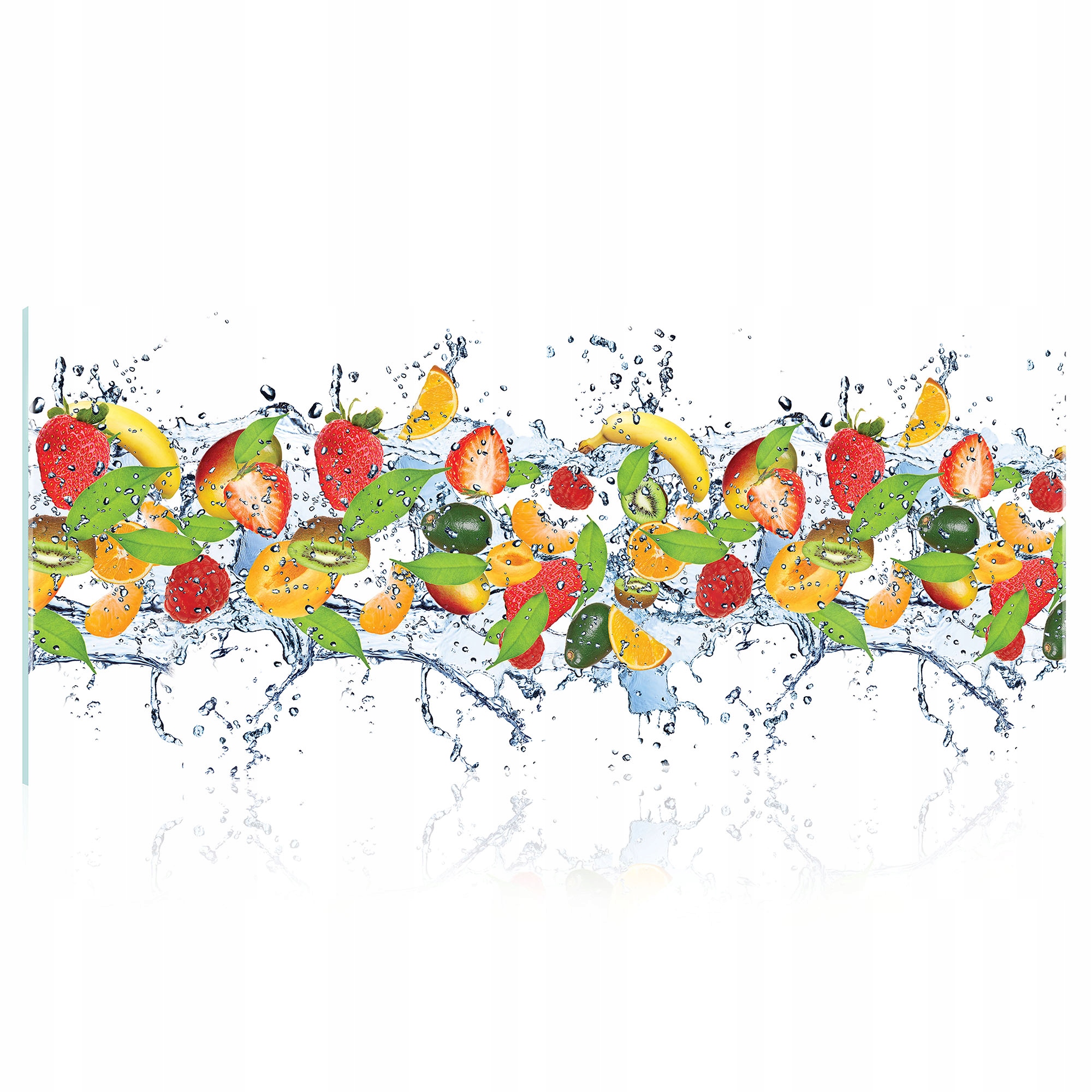 Skleněný obraz na skle do kuchyně Ovoce velký 125x50