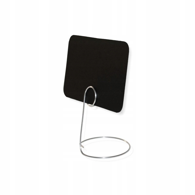 Czarne etykiety kredowe cenówki 9X5,5cm ścieralne Marka MONTIP