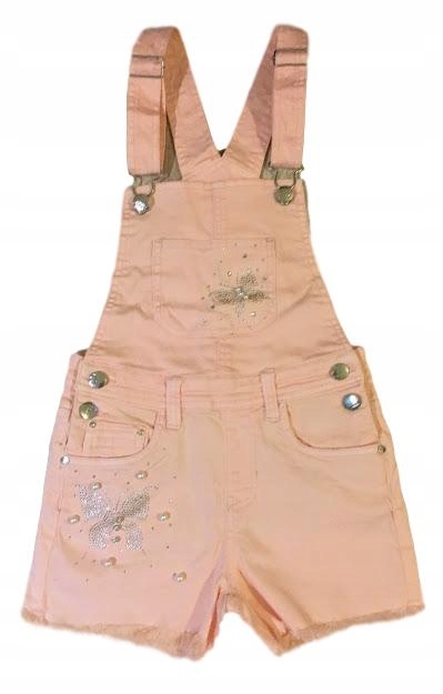 SZORTY ogrodn. jeans z perełkami r.122/128 OBNIŻKA Marka Inna marka
