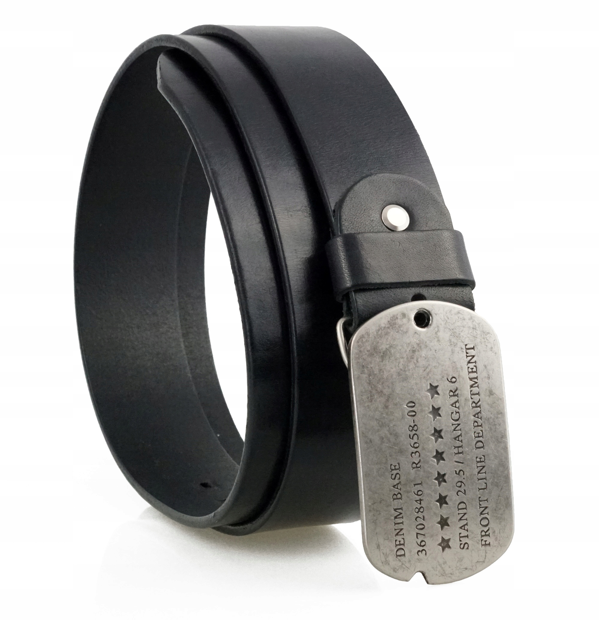 

Pasek Do Spodni Skórzany 4CM Nieśmiertelnik 105