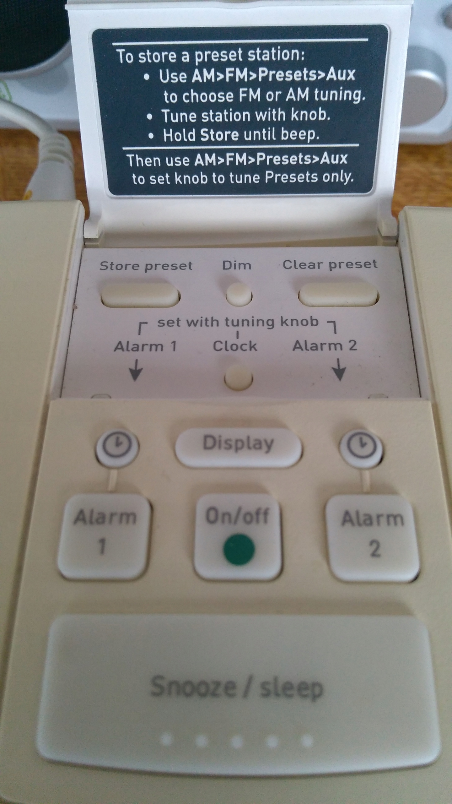 Radio Boston Acoustics Recepter AM/FM Alarm Clock Zasilanie sieciowe