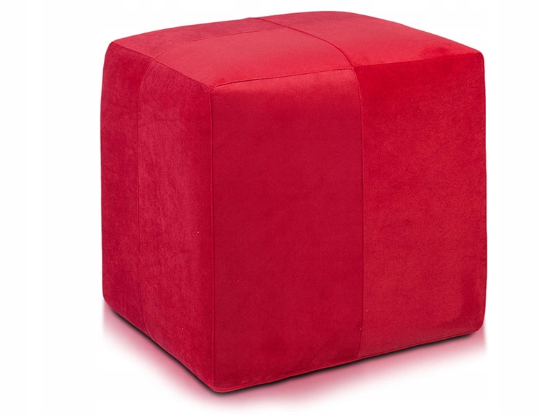 40x40 ZIELONA KOSTKA PLUSZOWA PUFA MŁODZIEŻOWA Szerokość mebla 40 cm