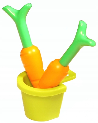 Лего Еда 2x морковь в корзину НОВЫЕ Y241