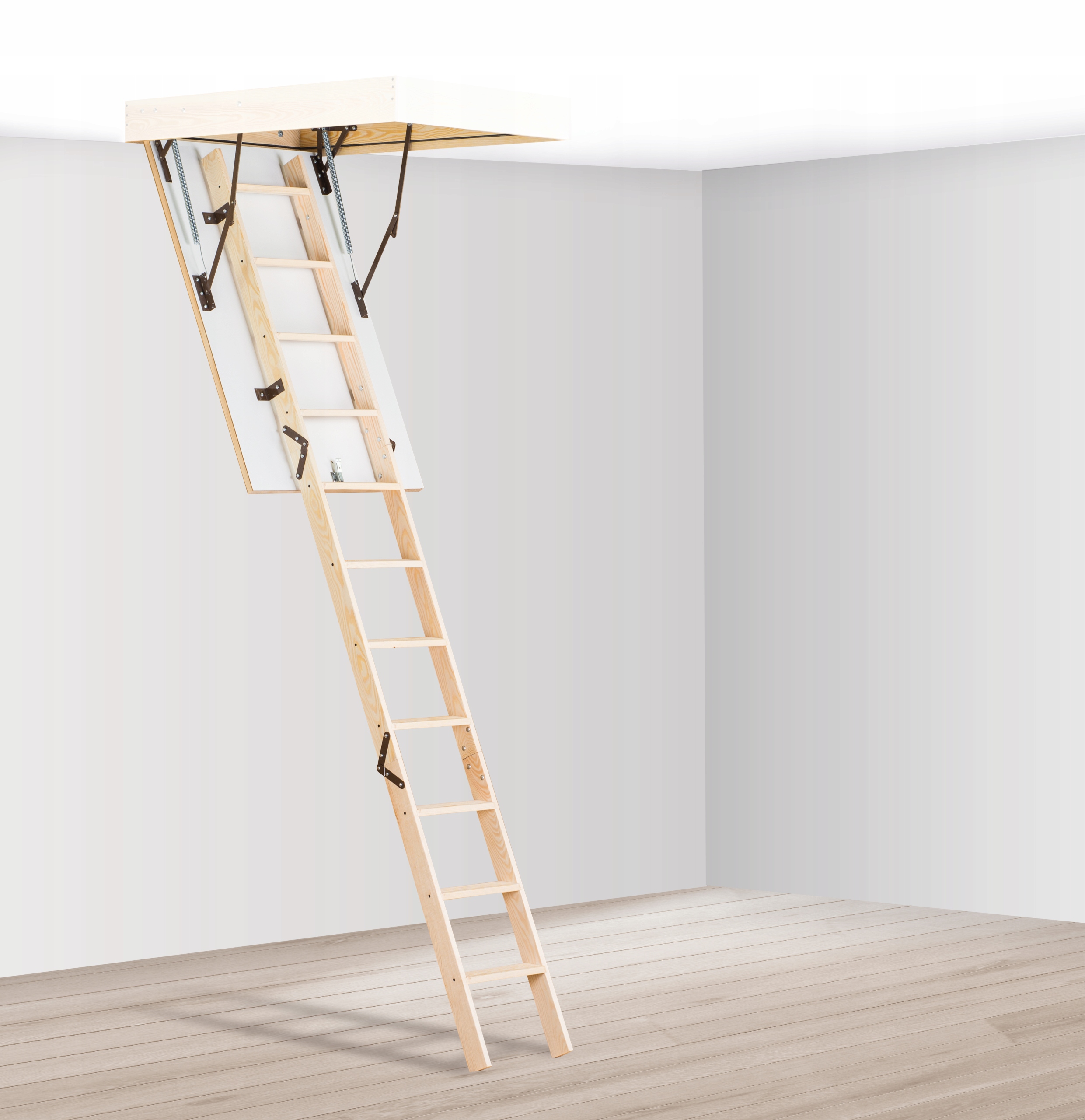 SCHODY STRYCHOWE DO PODWIESZANYCH SUFITÓW !!!! Informacje dodatkowe z poręczą