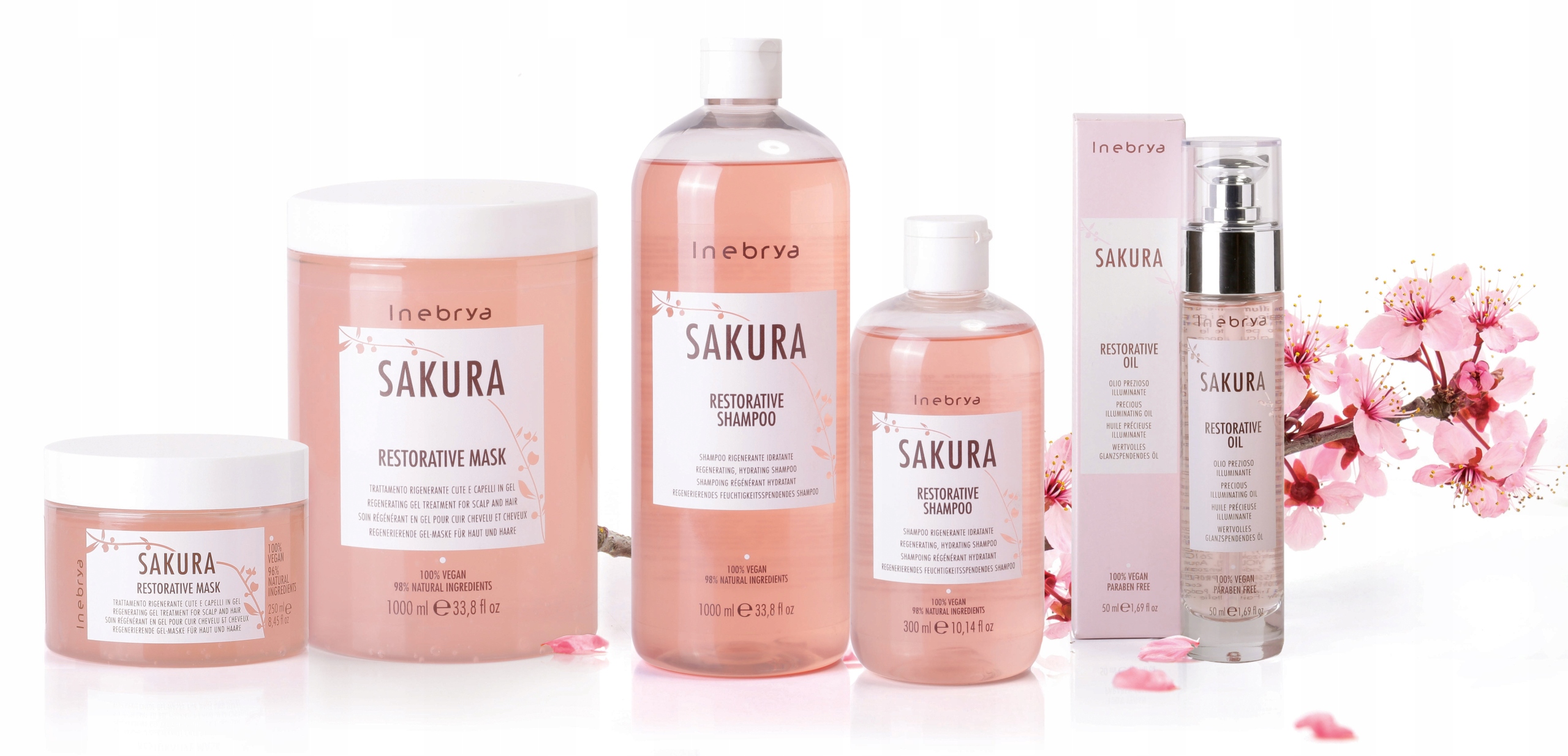 SAKURA MASKA WZMACNIAJĄCA 250ML INEBRYA Pojemność 250 ml