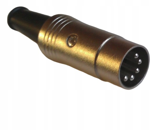 

Wtyk wtyczka Din 5pin 5p Metalowa na kabel (3001)