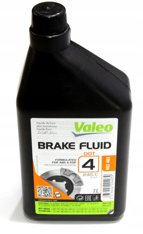 

Płyn hamulcowy Dot 4 Valeo 1000 ml Made in Italy