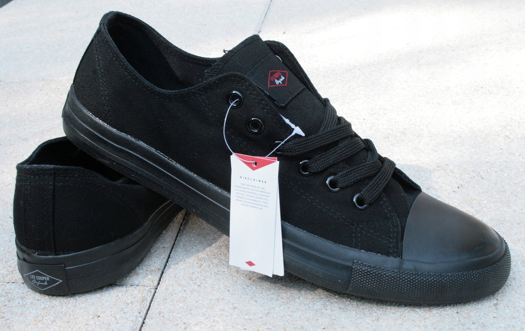 

Buty Lee Cooper Canvas czarne klasyczne trampki